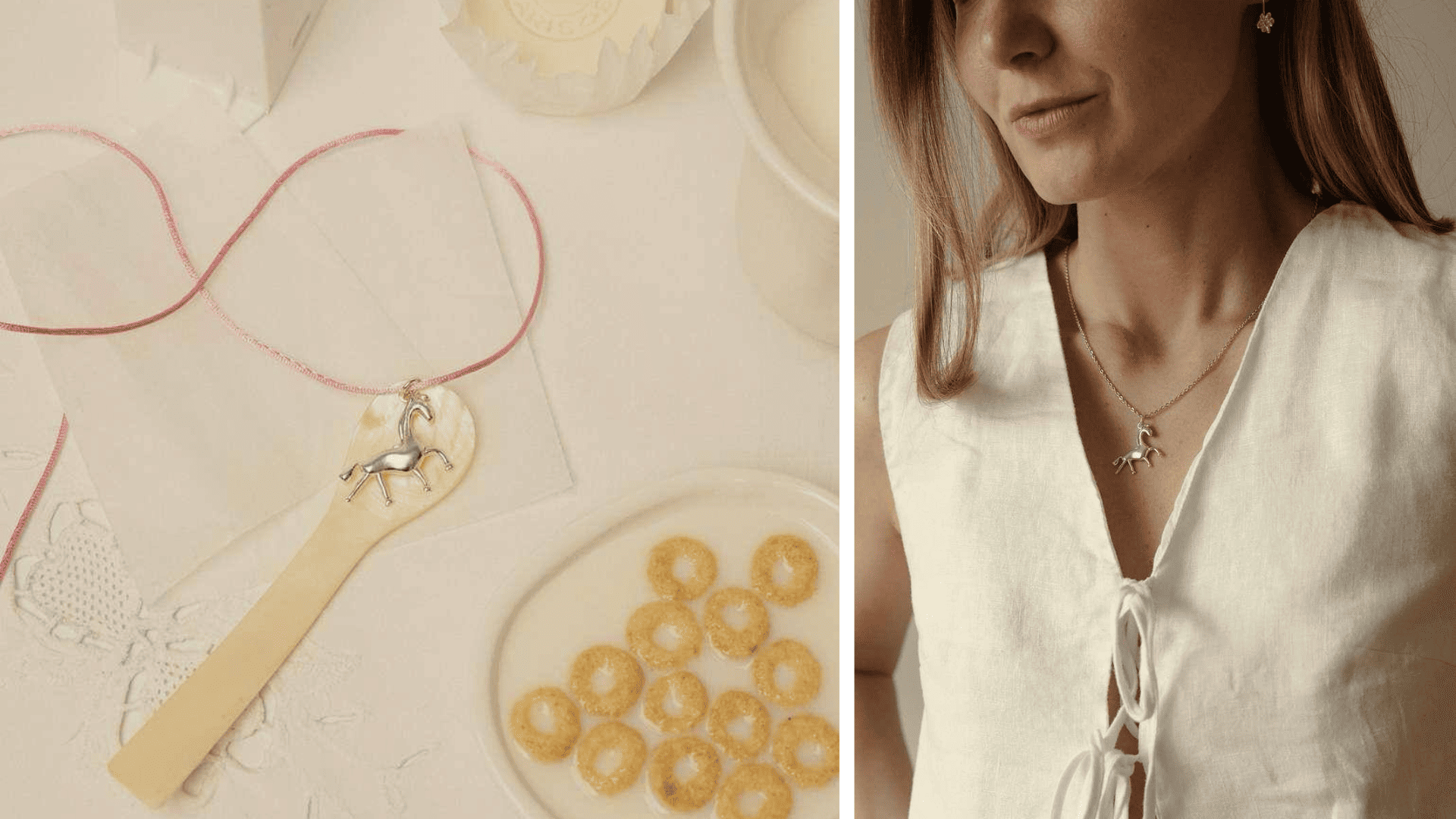 Shu Sha, Select Studio, аксессуары для девушек, украшения, стильные украшения, подвеска с конем,