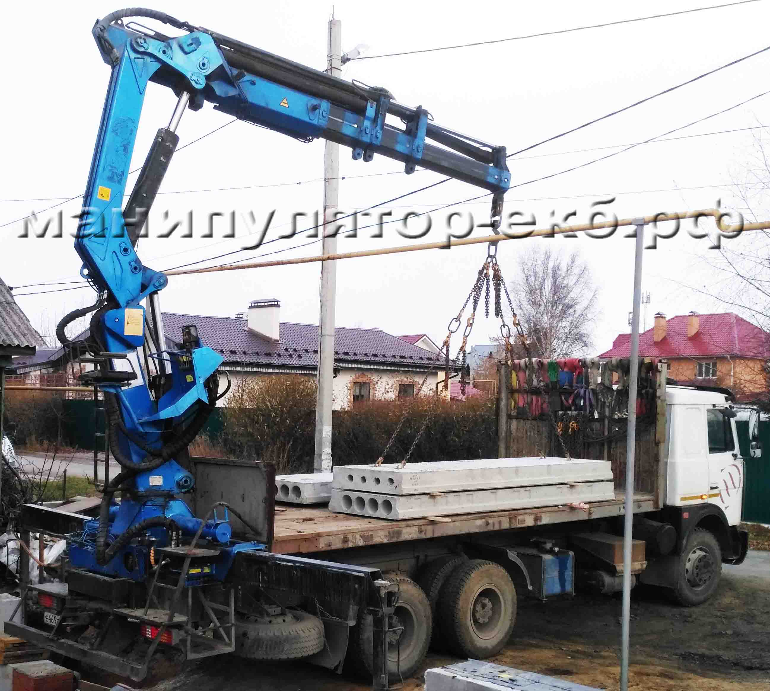 Задний манипулятор на МАЗе