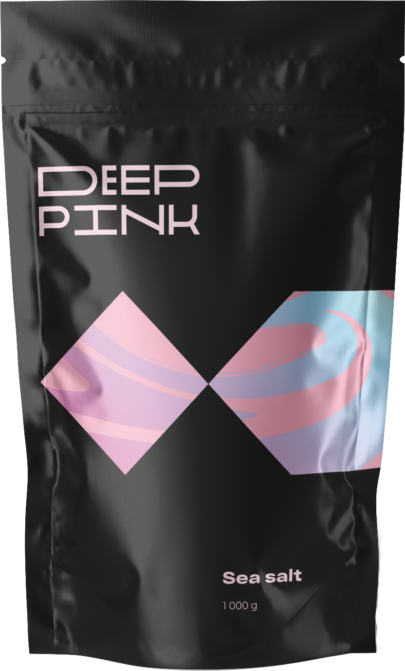 Морская розовая соль DEEP PINKс эфирным маслом лаванды