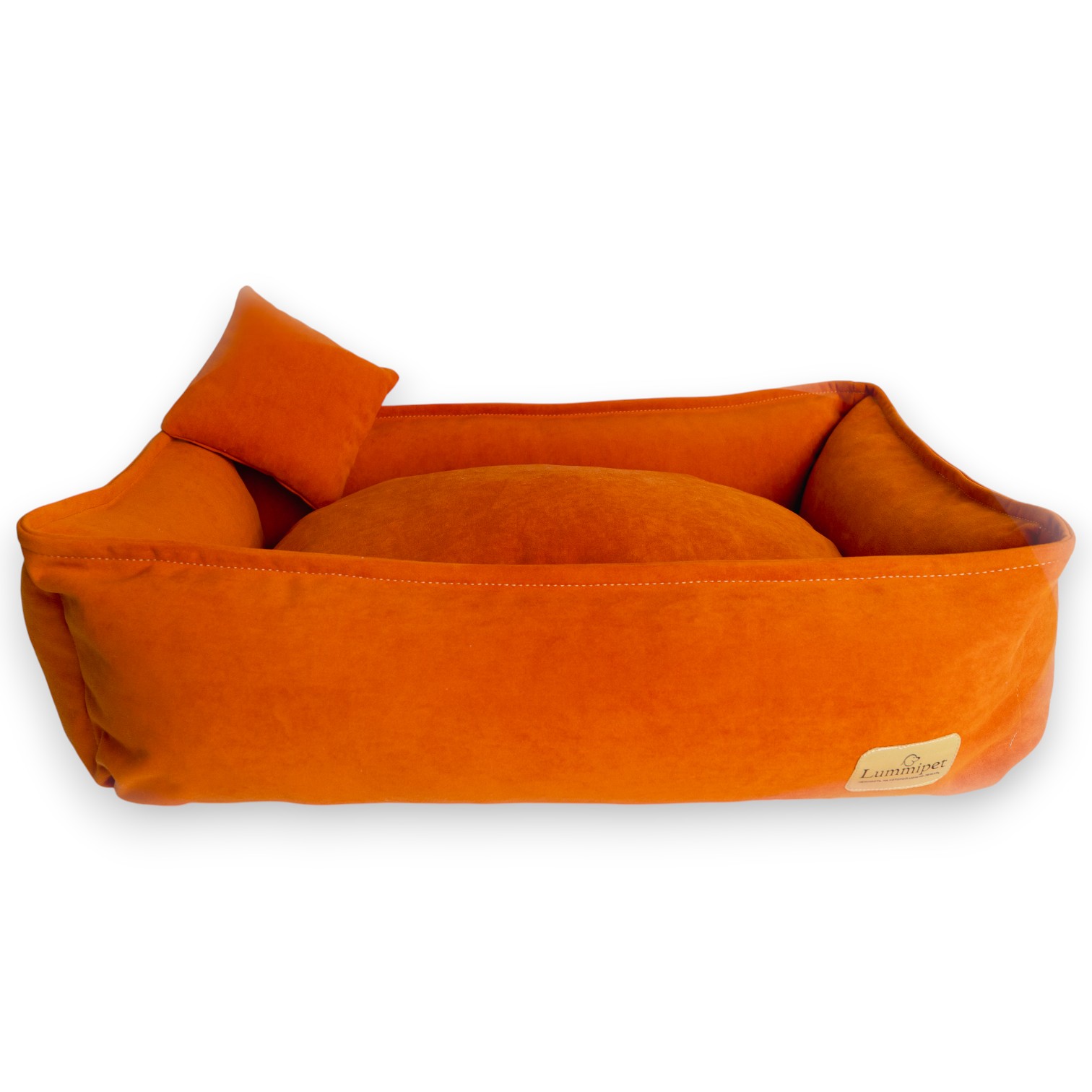 лежанка прямая оранжевая 
