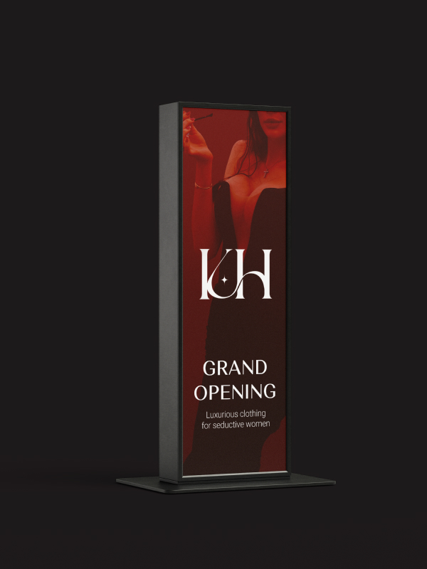 Брендинг для Karina Hunchenko: логотип, фирменный стиль, упаковка, женская одежда