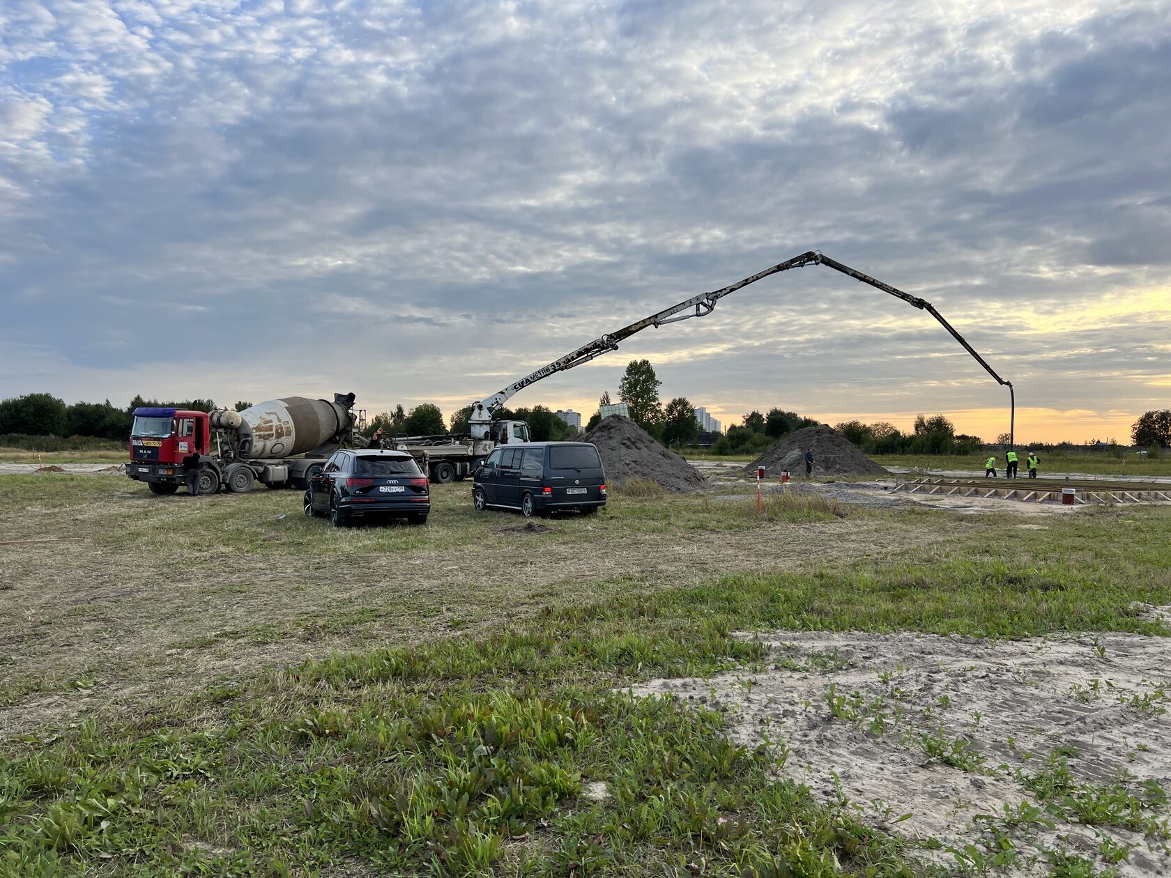 Динской сборный дом фундамент