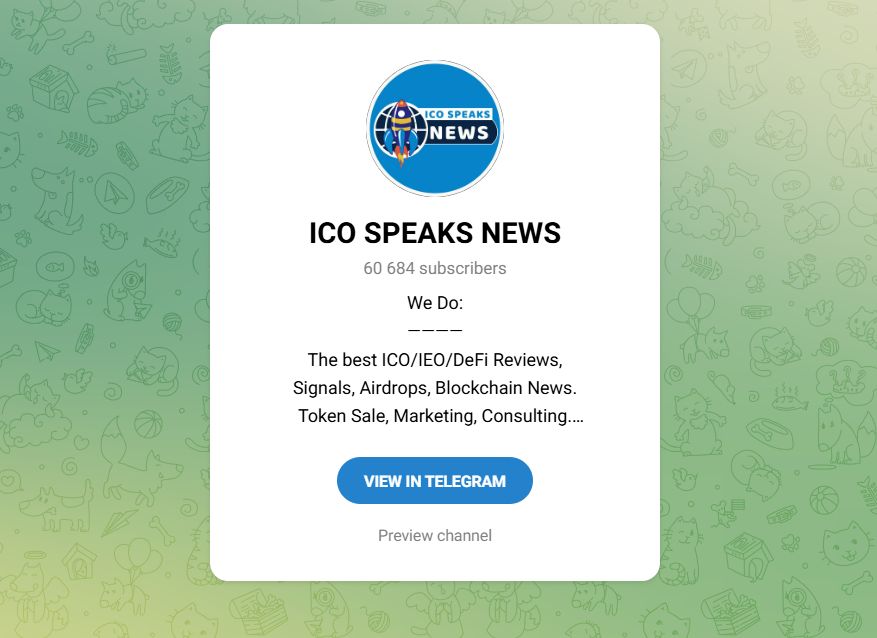 ICO SPEAKS NEWS