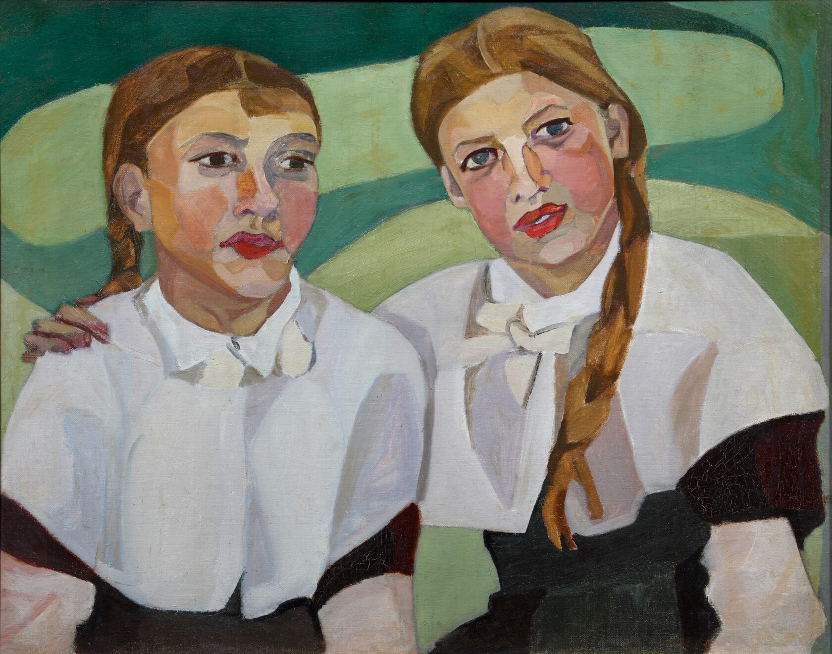 Портрет двух девушек. 1911
