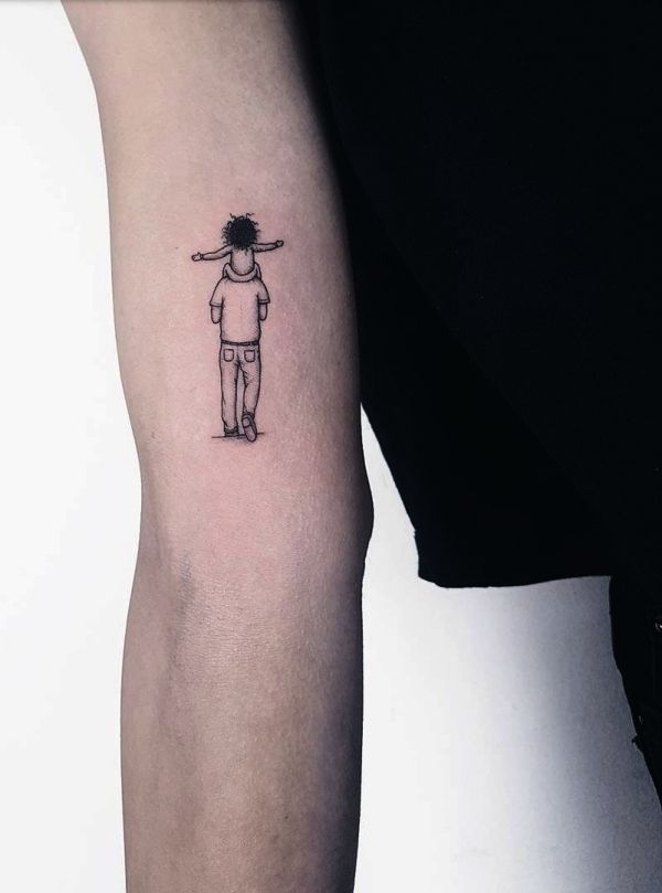 Татуировки отец и сын эскиз