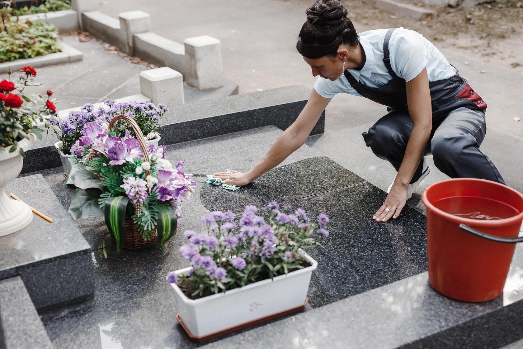 очистка памятника