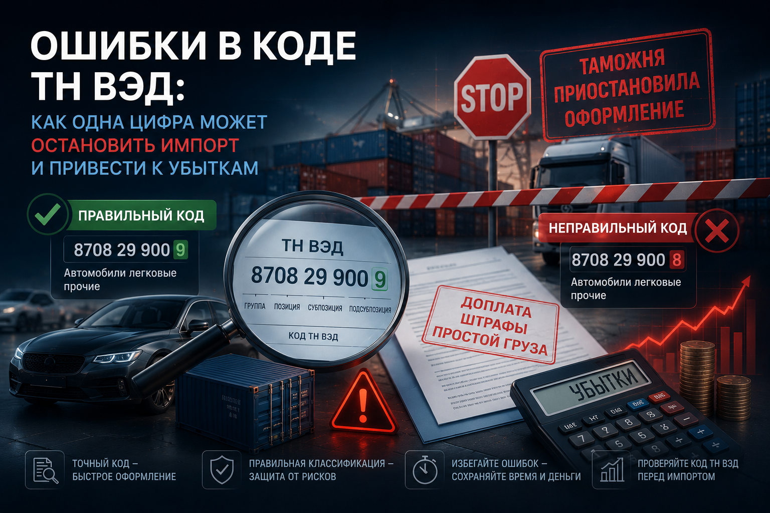 "Ошибки в коде ТН ВЭД"