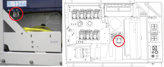 разъемы для удаленного мониторинга и опроса Carrier