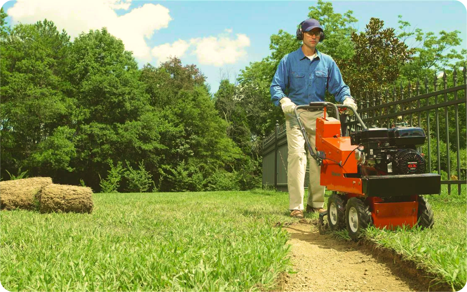 Газон под ключ