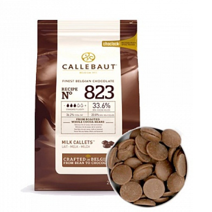 Бельгийский шоколад молочный "Callebaut": в ассортименте