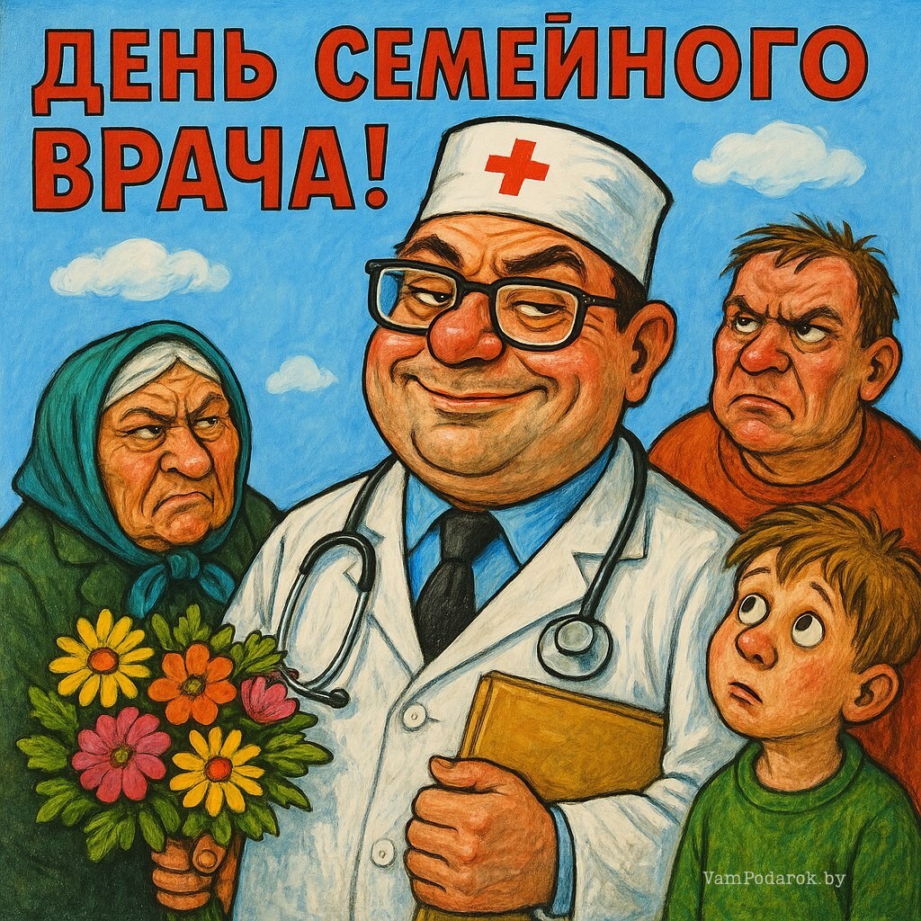 Всемирный день семейного врача - открытка