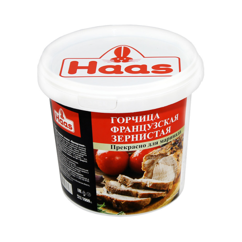 Горчица Французская Haas оригинальная 1000 гр.
