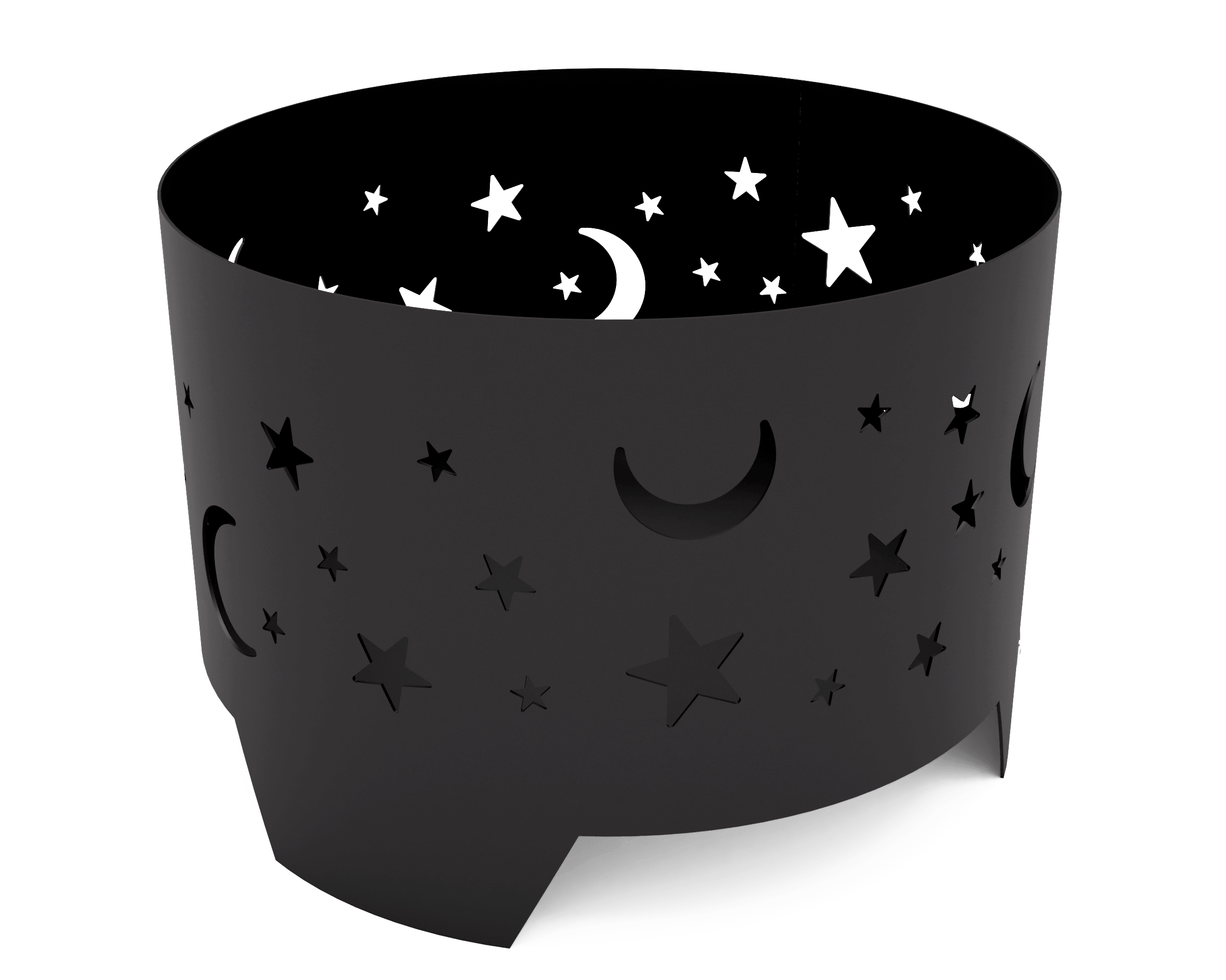 Костровая чаша Ночное небо термостойкая