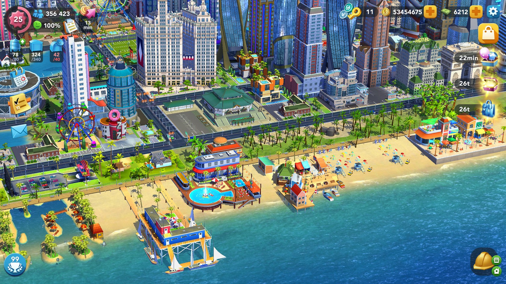 Game preview for SimCity BuildIt