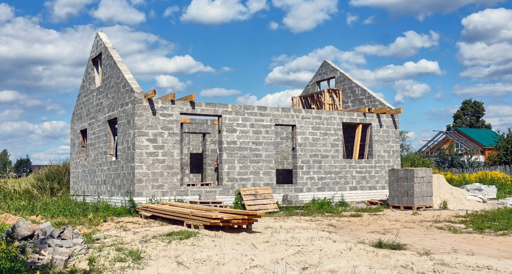 Как построить дом из газобетона от фундамента до крыши пошагово фото, описание | yesband.ru