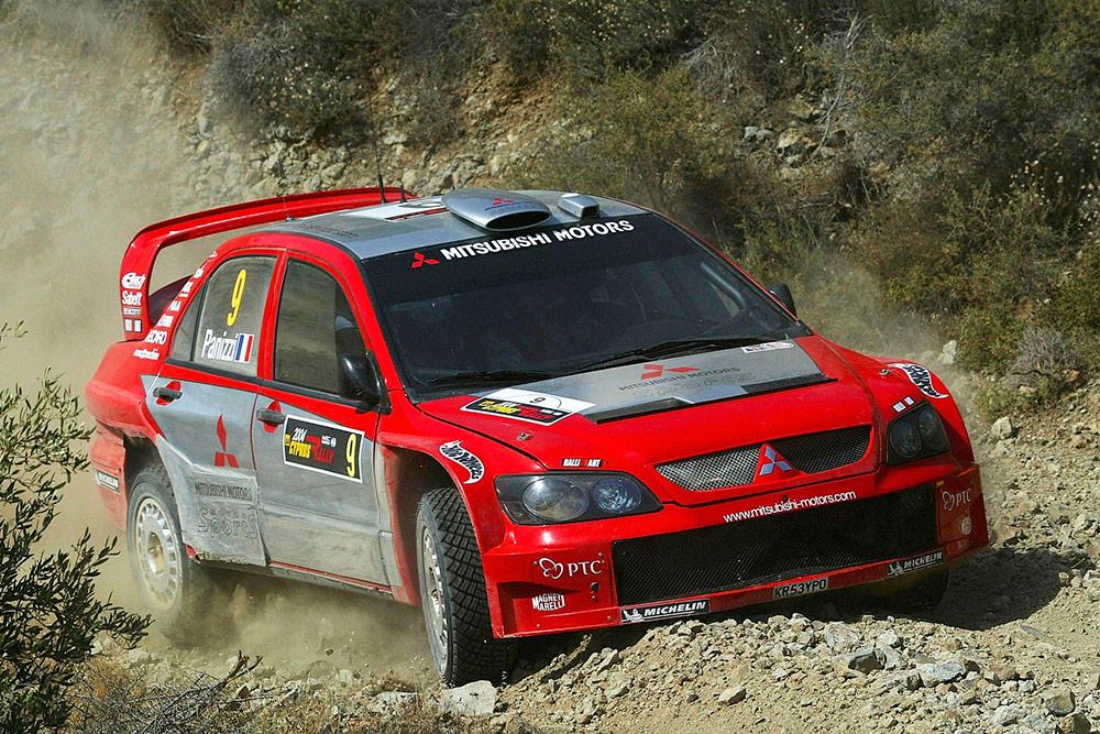 Жиль Паницци и Эрви Паницци, Mitsubishi Lancer WRC 04 (KR53 YPO), ралли Кипр 2004