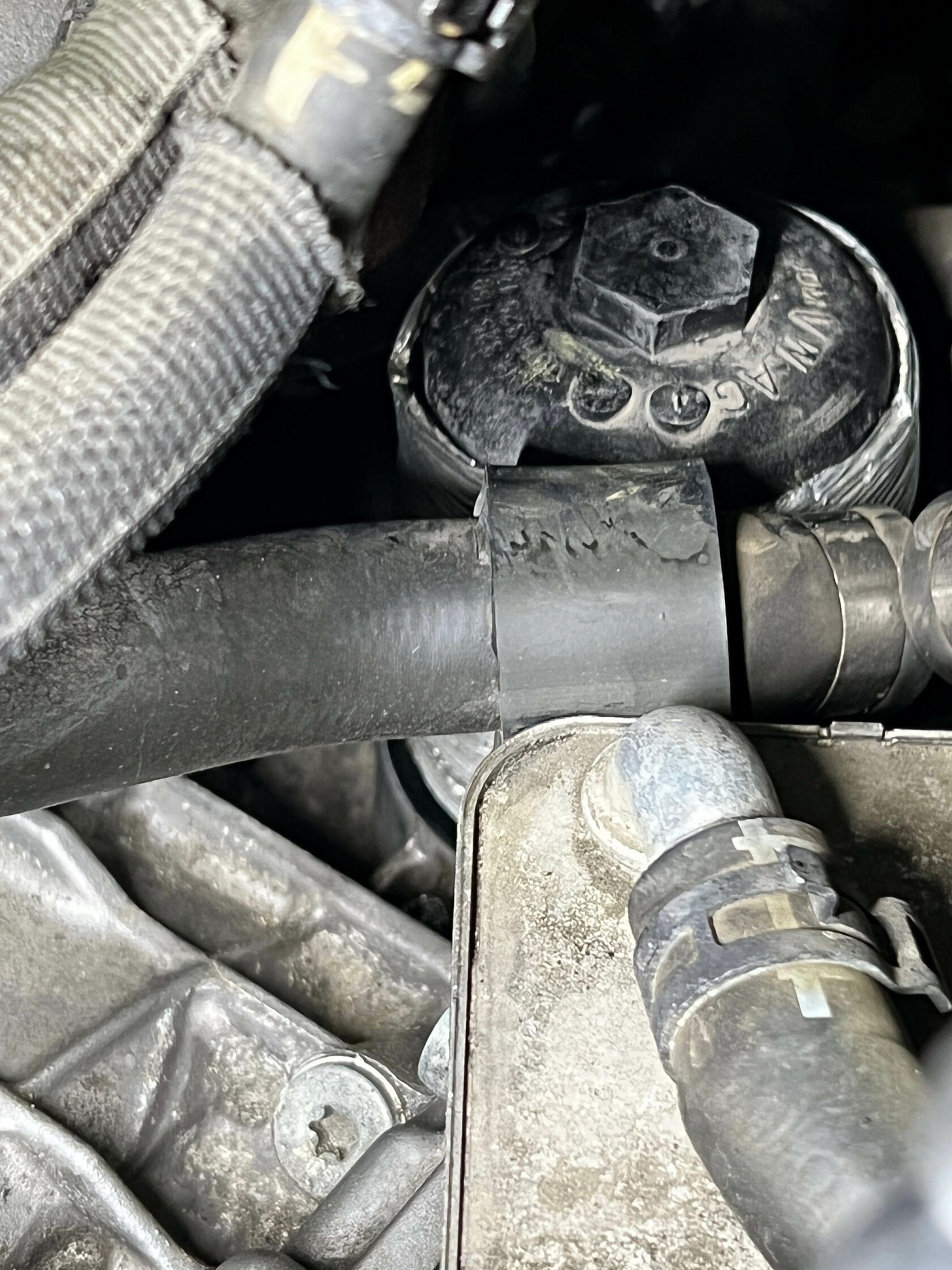 Демонтаж воздуховода Skoda Kodiaq