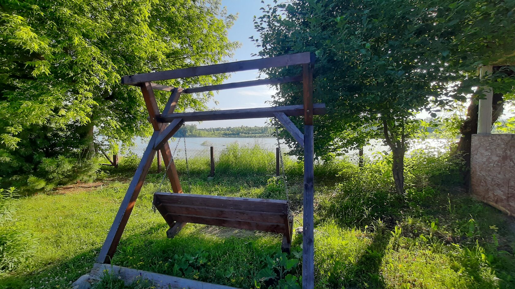 качели на базе три клёна
