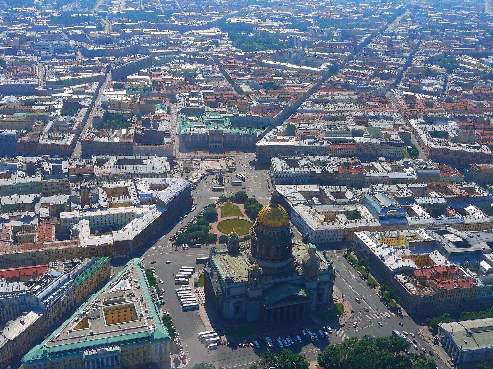 Аэрофото собора сверху	