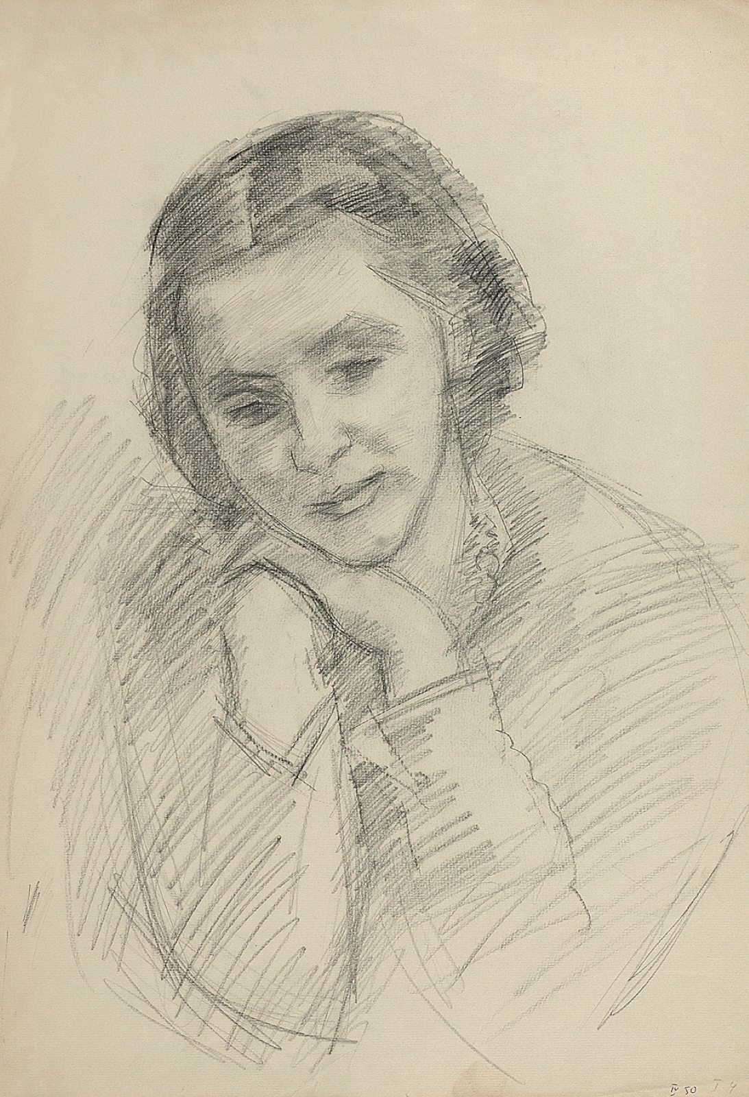 Женский портрет. 1950 