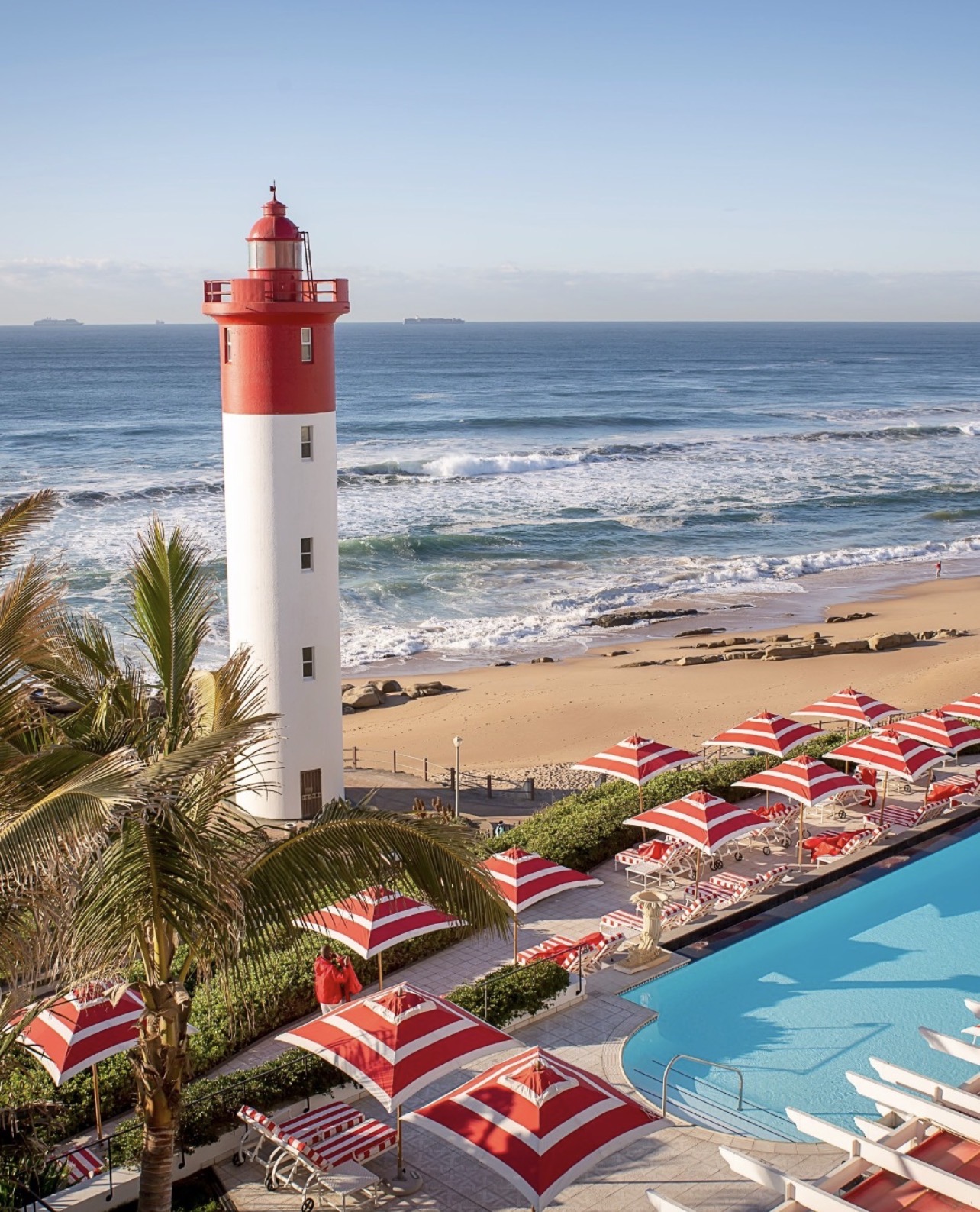 Oyster Box Hotel на побережье Индийского океана