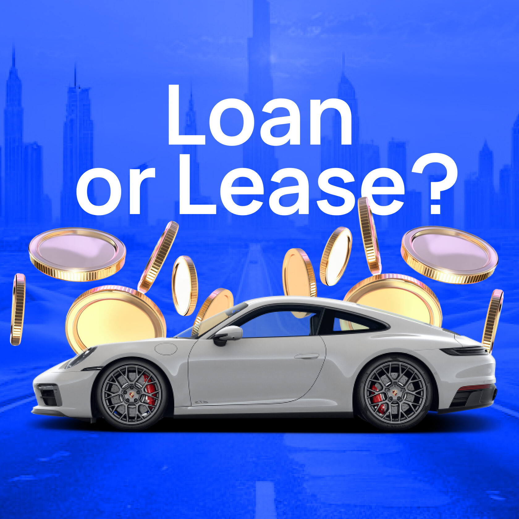 Porsche 911 on loan or lease