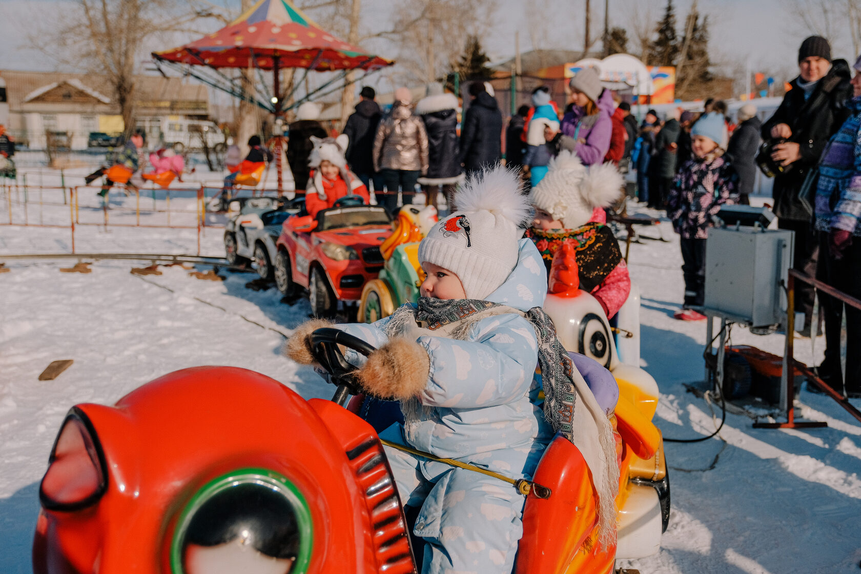 Взятие снежного городка