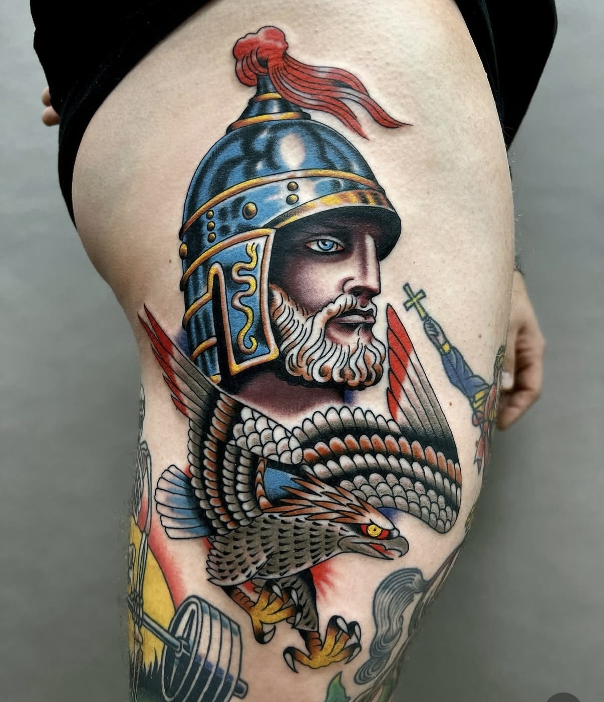 Череп в стиле Sailor Jerry
