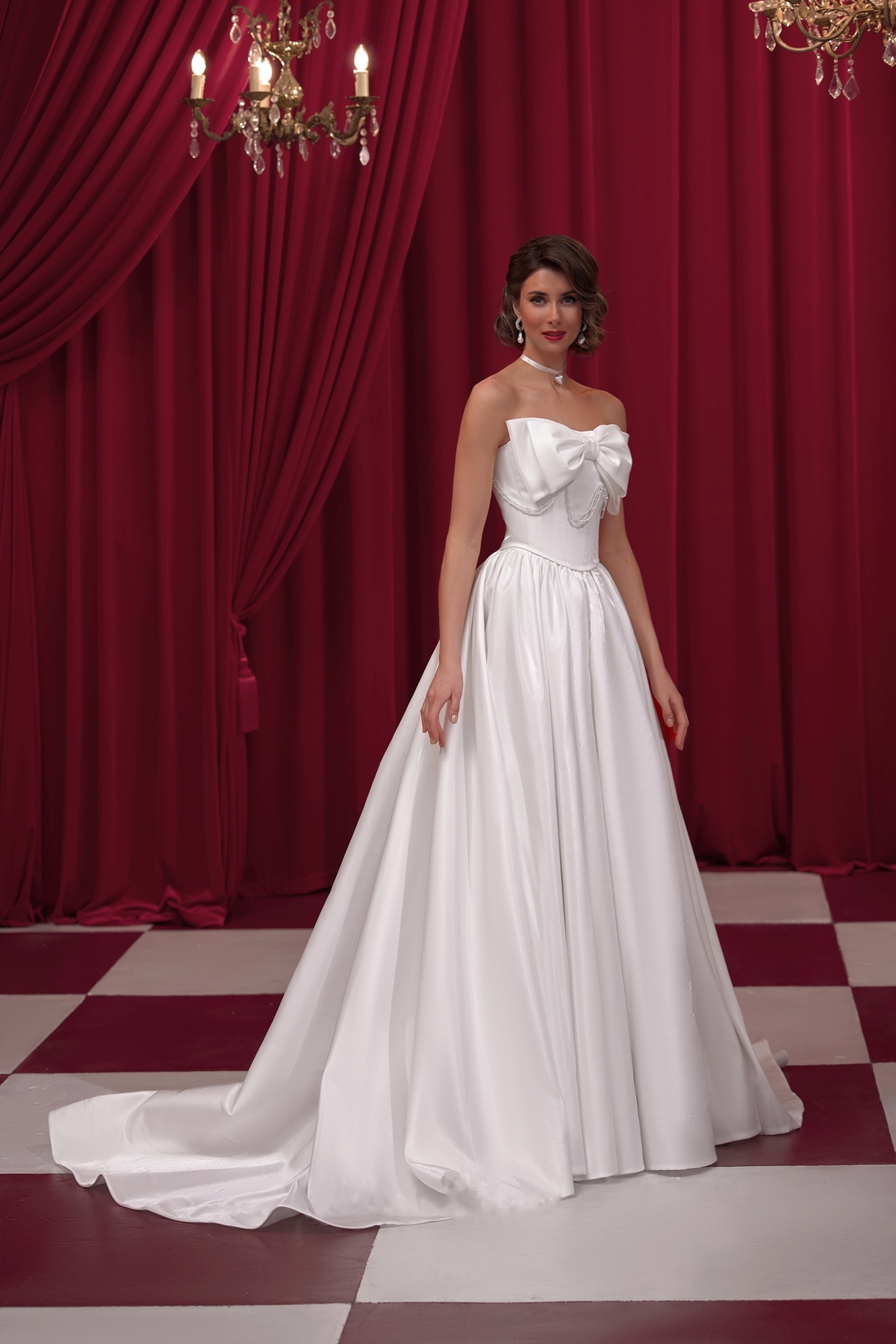 Свадебное платье трансформер со съемной длинной юбкой