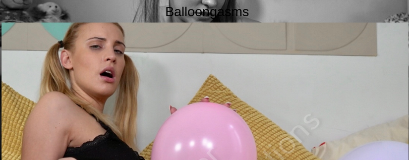 Girl and balloons