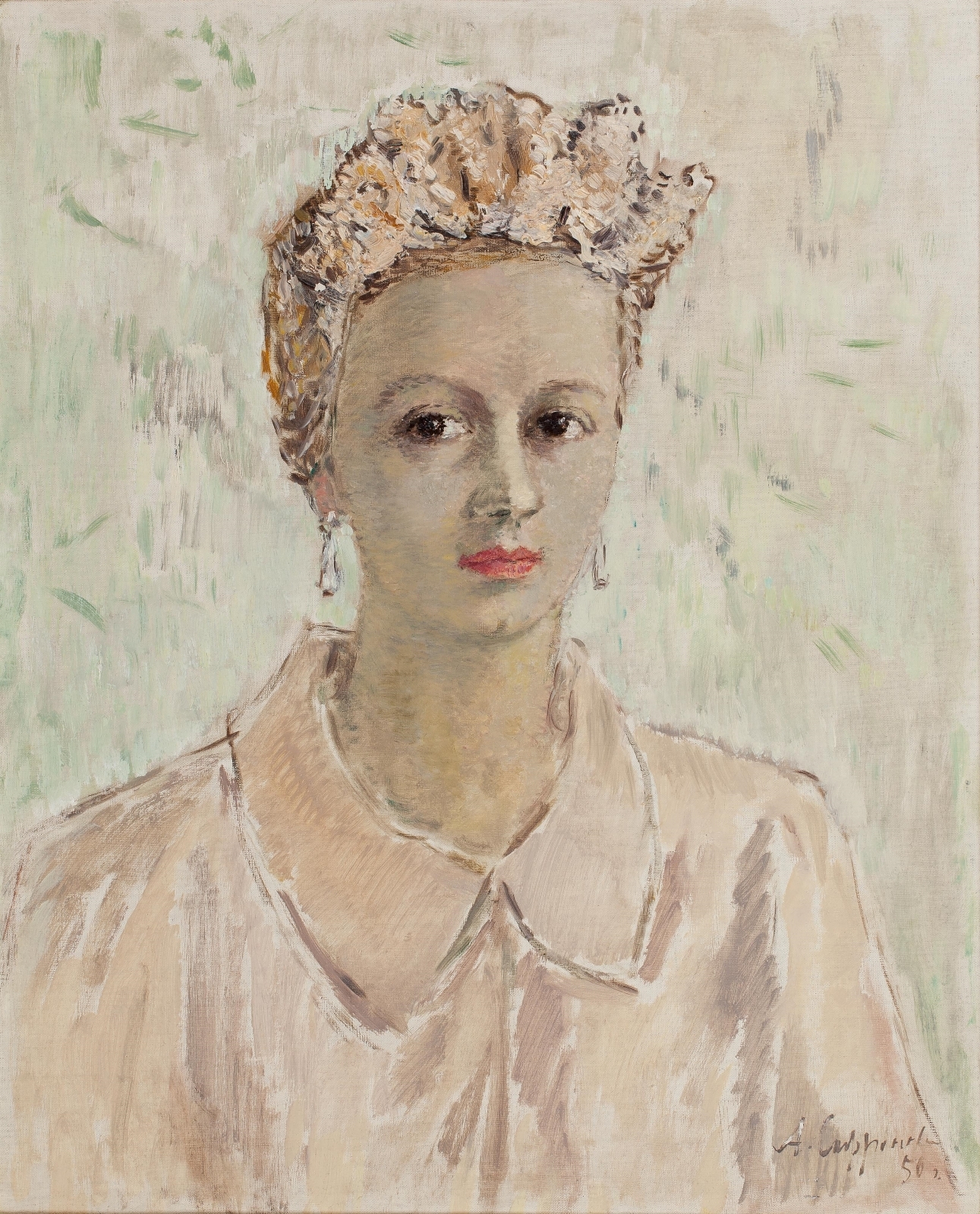 Портрет Майи Бузиновой. 1950 