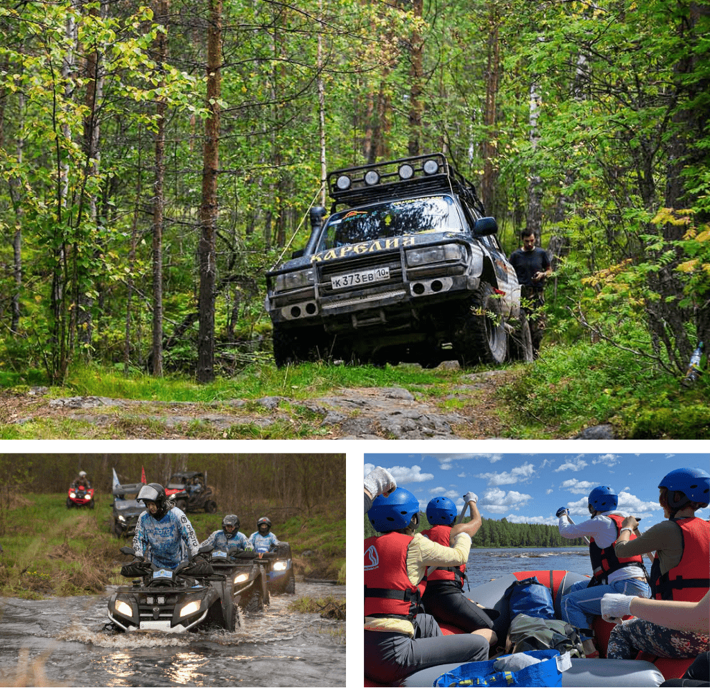 джиппинг, квадроциклы и рафтинг