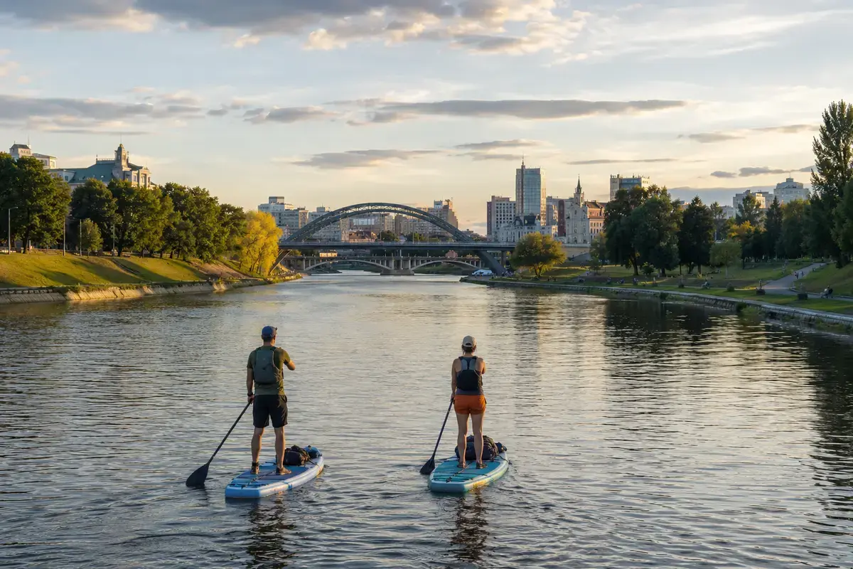 Длинный SUP-маршрут Дрозды — Чижовское водохранилище