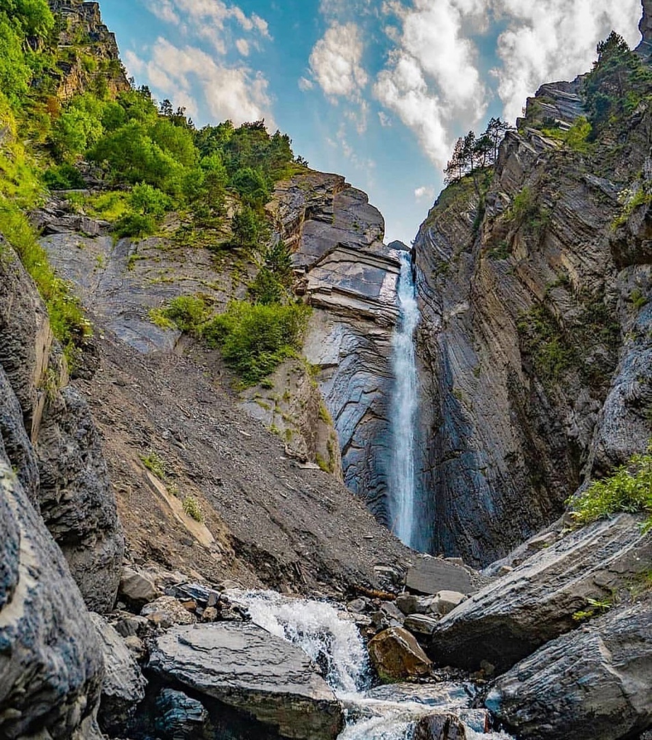 Сулакский каньон водопад Тобот