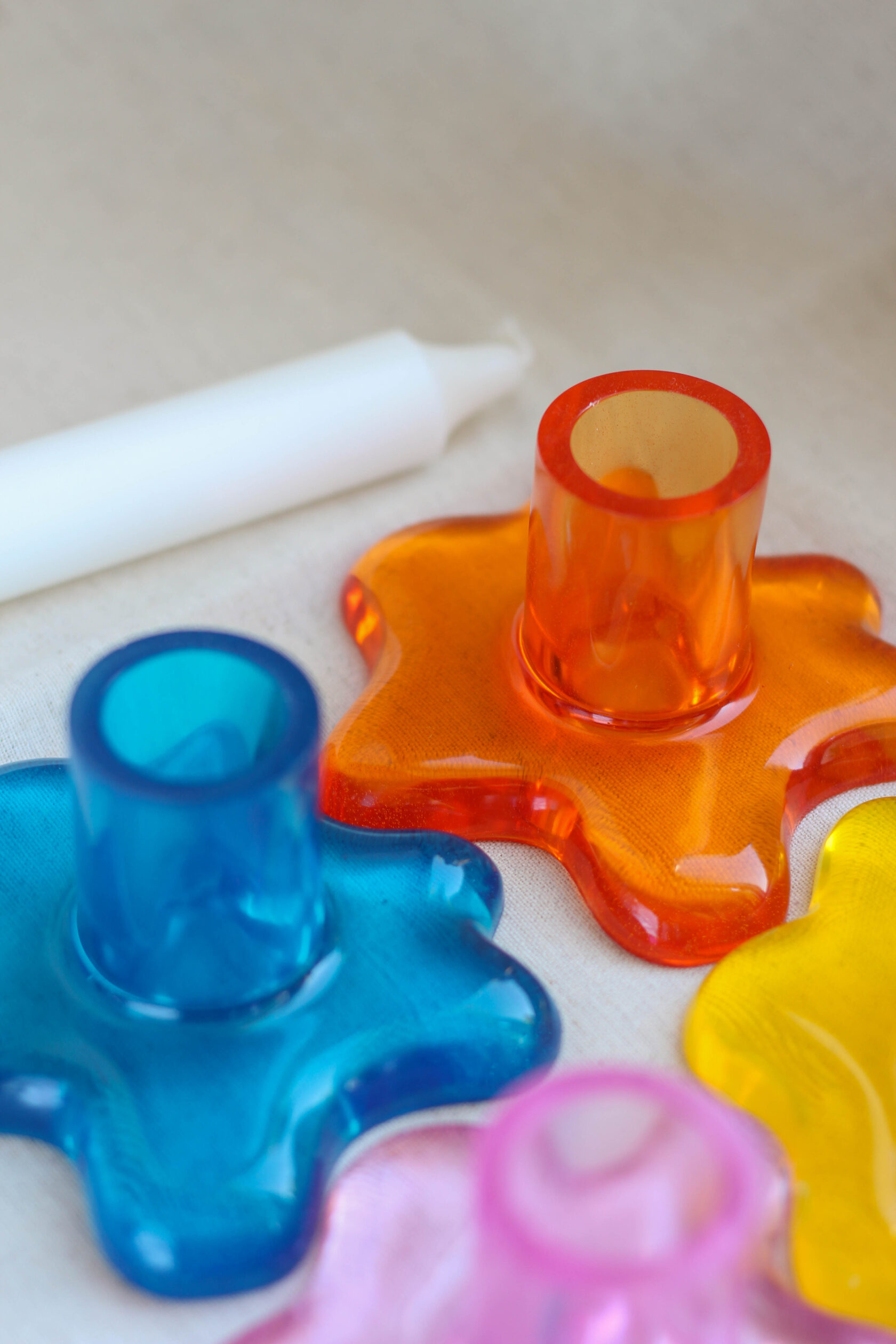 Подсвечники из эпоксидной смолы