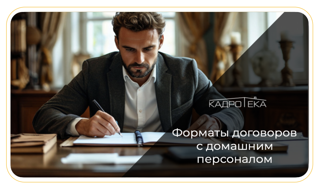 Форматы договоров с домашним персоналом