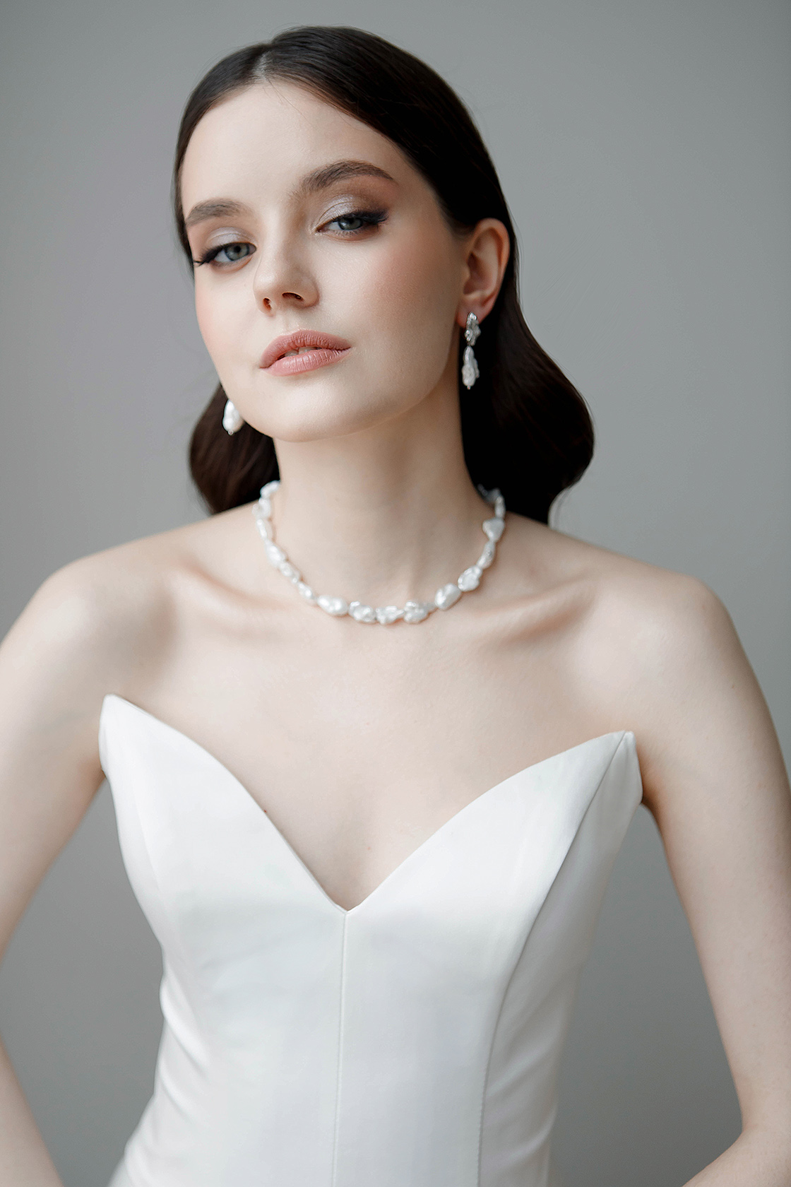 Комплект из барочного жемчуга