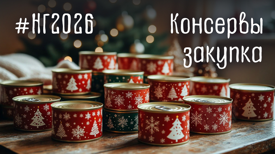 Полный набор консервов для праздничного стола — горошек, кукуруза, фасоль, шпроты, тунец, оливки и ананасы