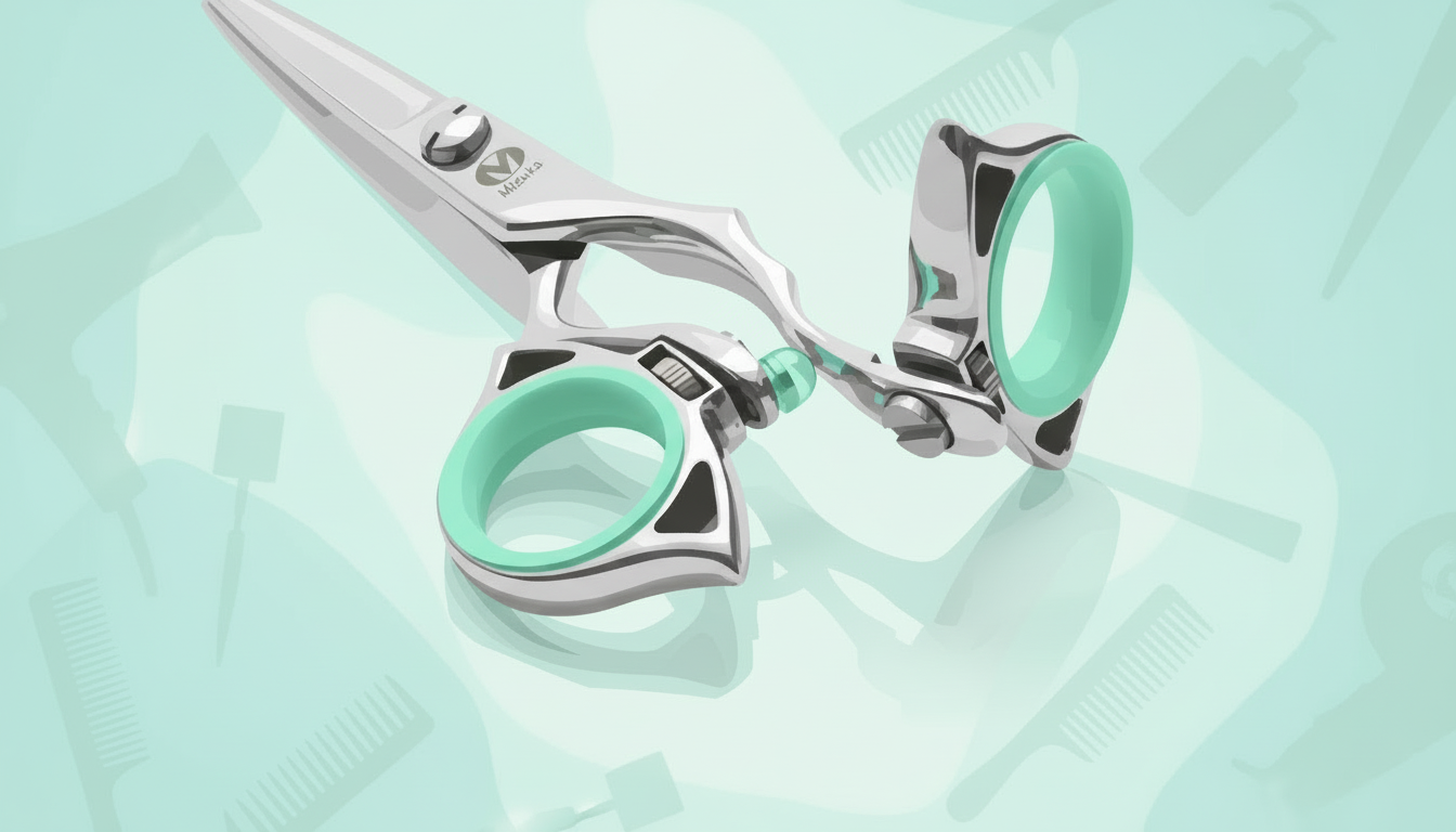 Парикмахерские ножницы Mizuka с поворотной ручкой.