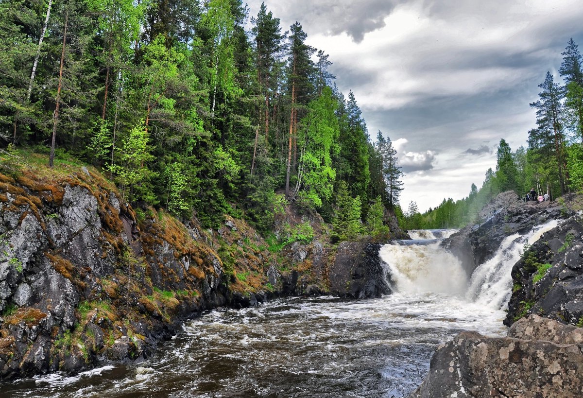 Водопад карелии фото