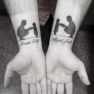 Татуировка отец на руке: символ любви и уважения