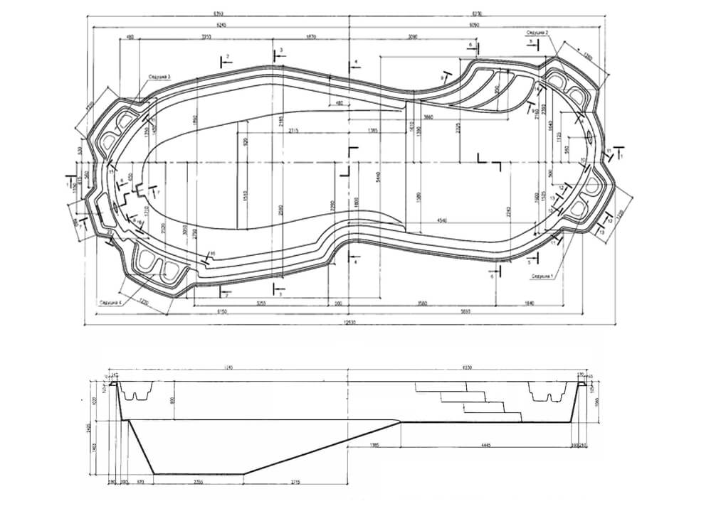 Чертеж бассейна. Бассейн Авиньон чертеж. Бассейн Мартиг чертеж. Бассейн Валорис чертеж. Чертежи чаши бассейна Люксор 8537.