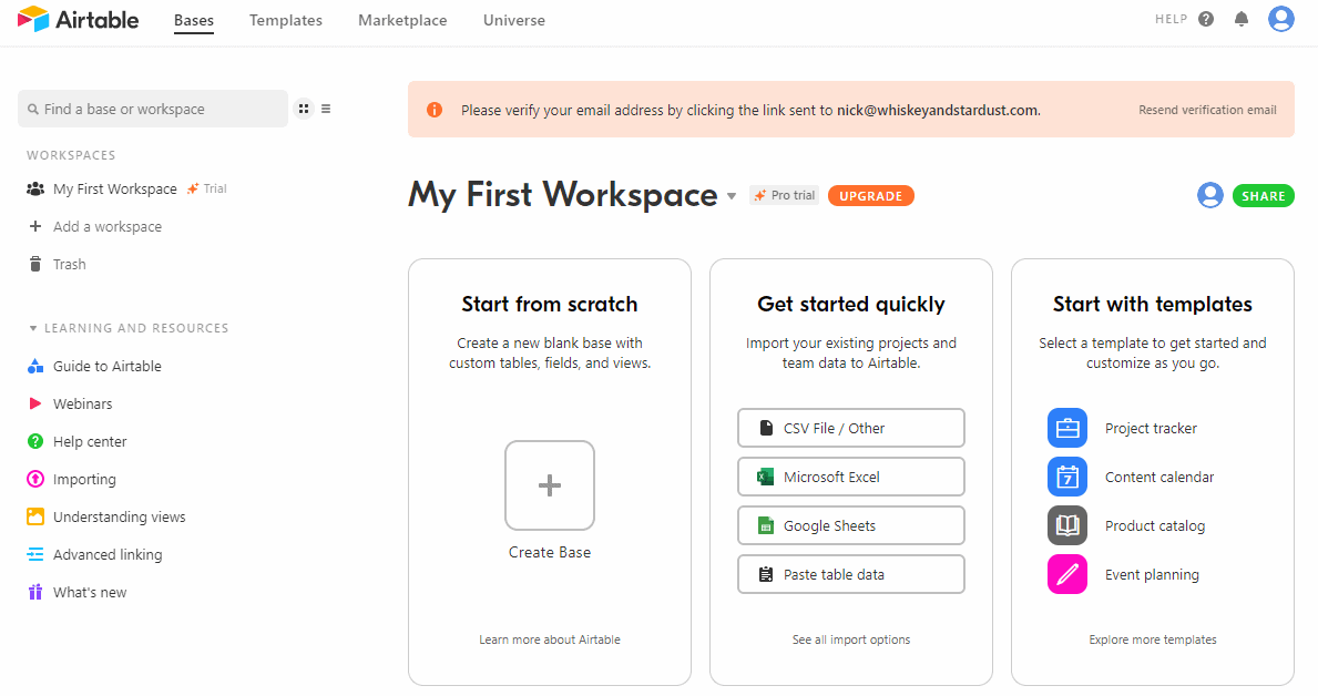 airtable dashboards