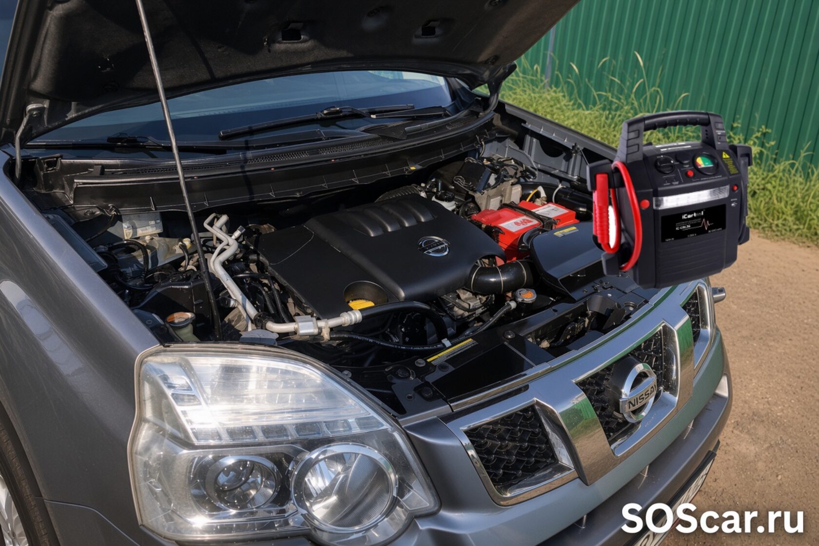 Прикурить Nissan