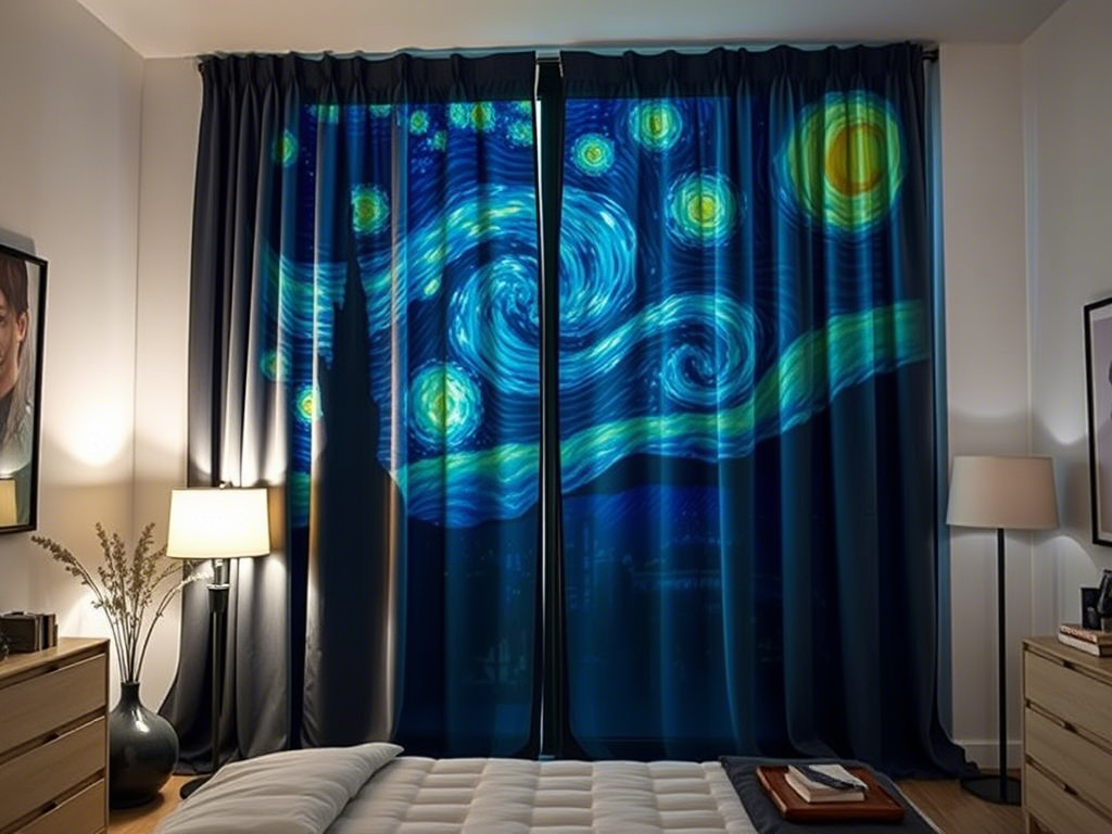 Арт-шторы: превращаем окна в произведения искусства!