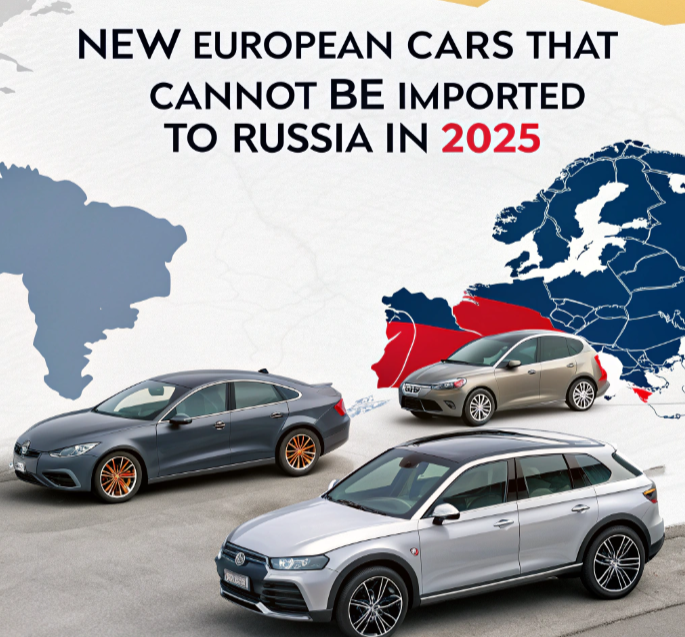 Какие новые авто из Европы нельзя ввезти в Россию в 2025? Список ограничений