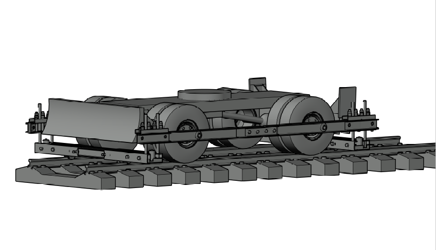 Ребоход съемный комбинированный ход для техники