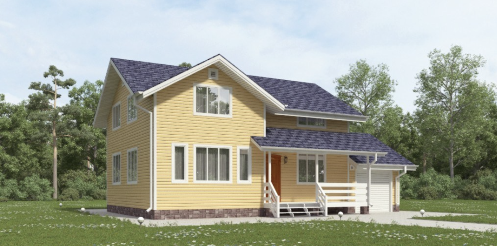 Дачный дом викинг 11