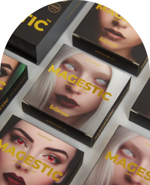 Цветные линзы MAGESTIC - лидер продаж на российском рынке