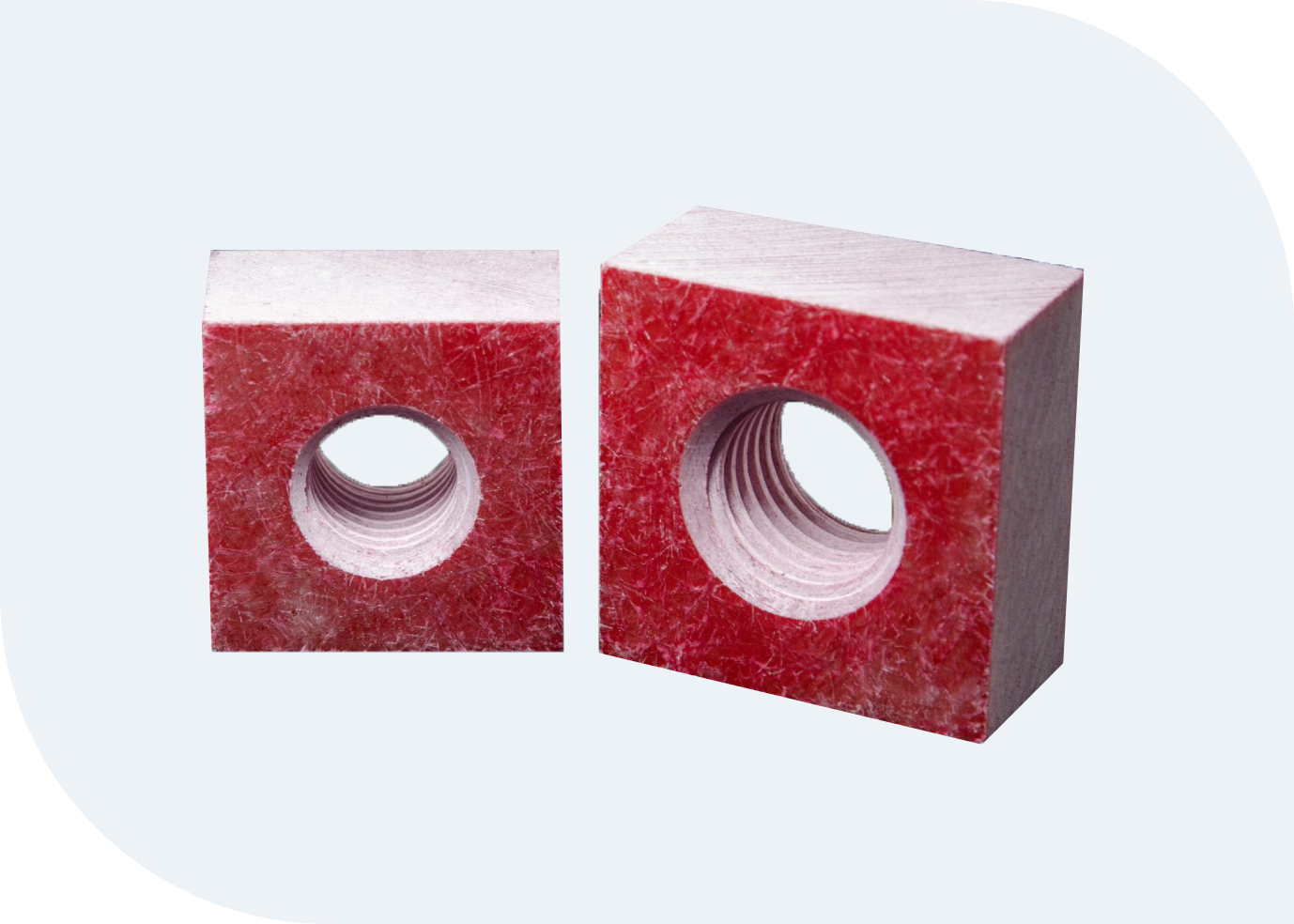 Дюропластик в виде комплектующих, изготовленных механообработкой